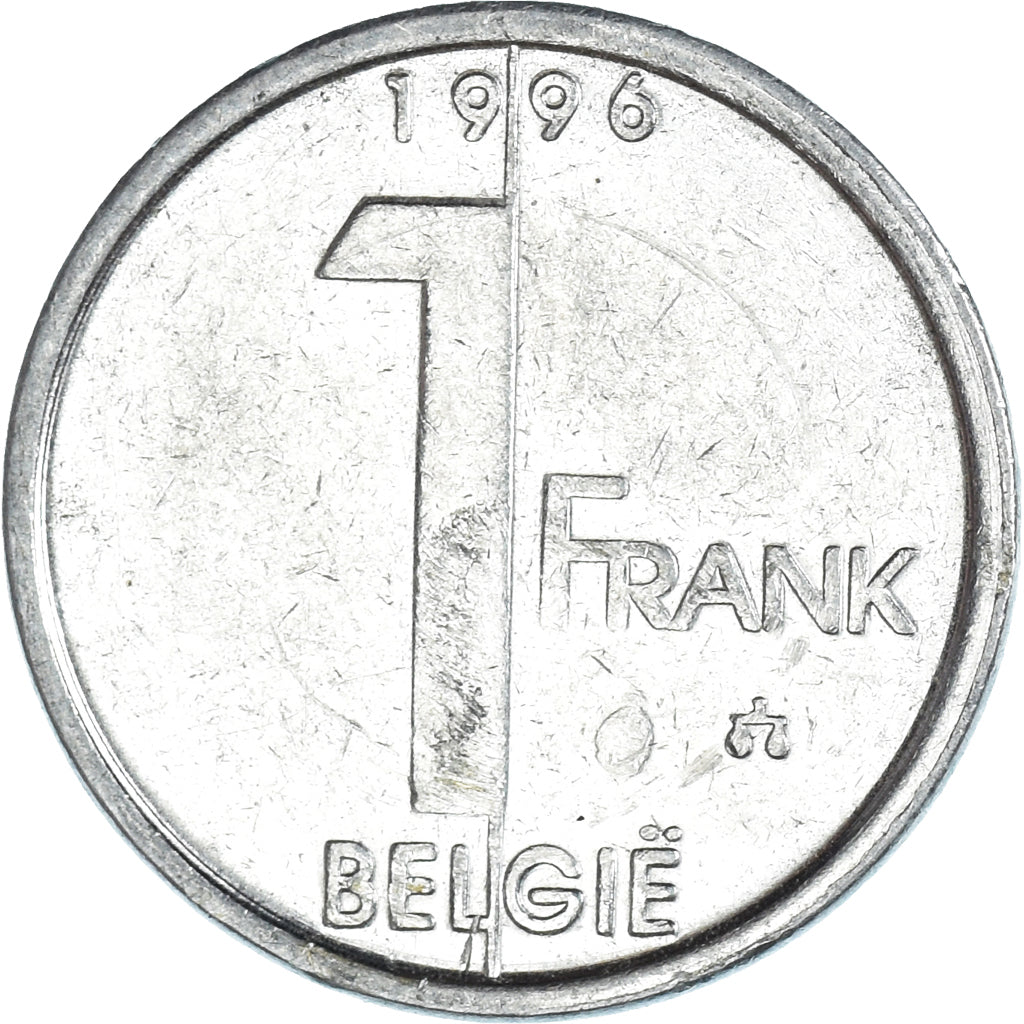 Münze, Belgien, Franc, 1996