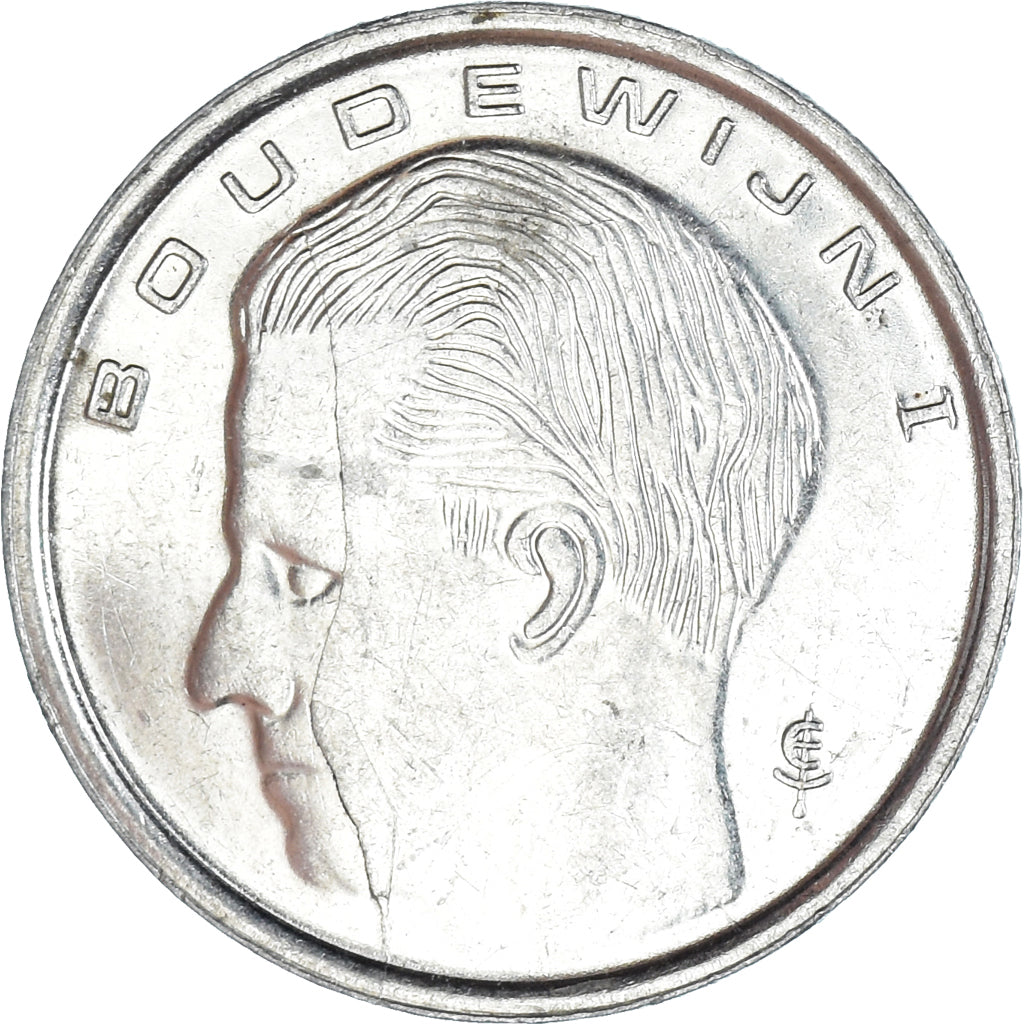 Coin, Belgium, Franc, 1990