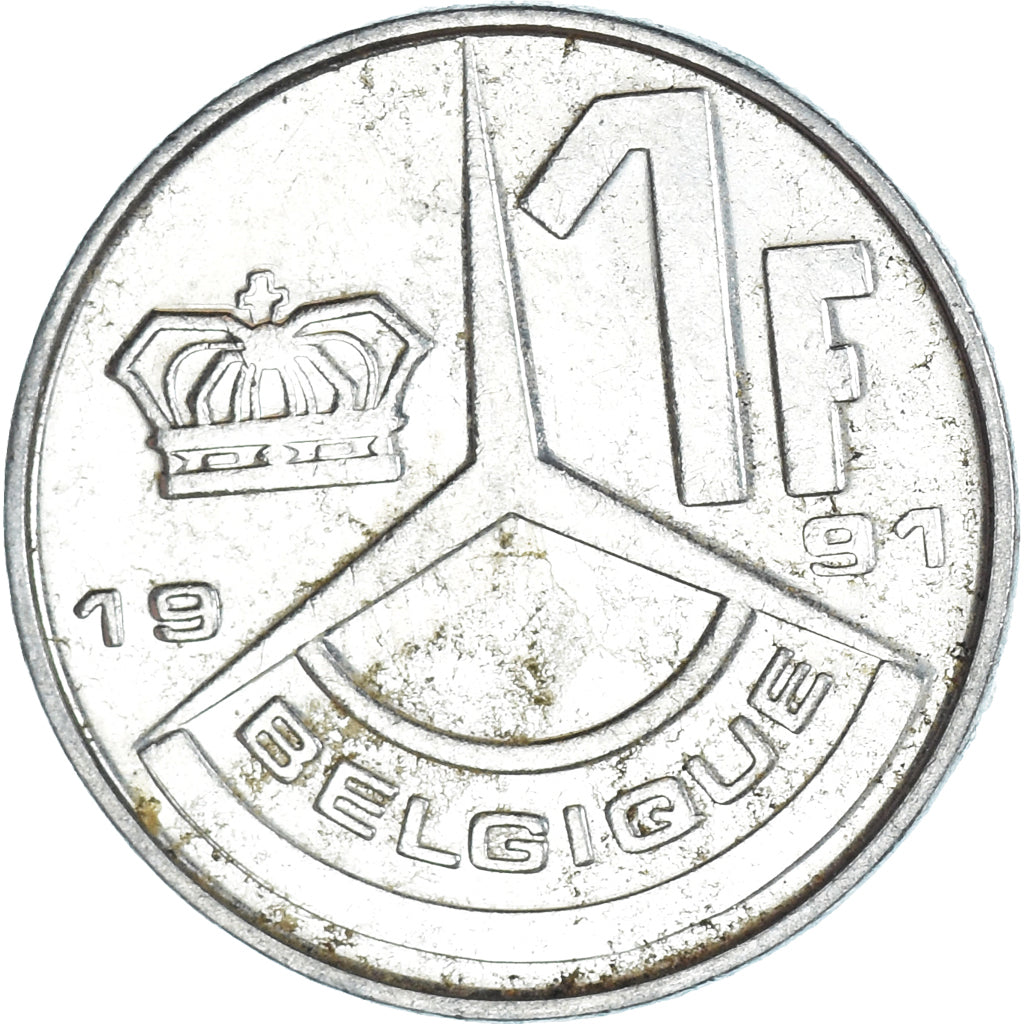 Moneta, Belgio, Franc, 1991