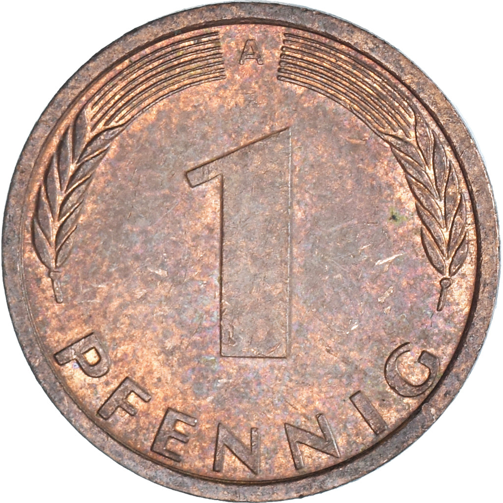 Moneta, GERMANIA - REPUBBLICA FEDERALE, Pfennig, 1996