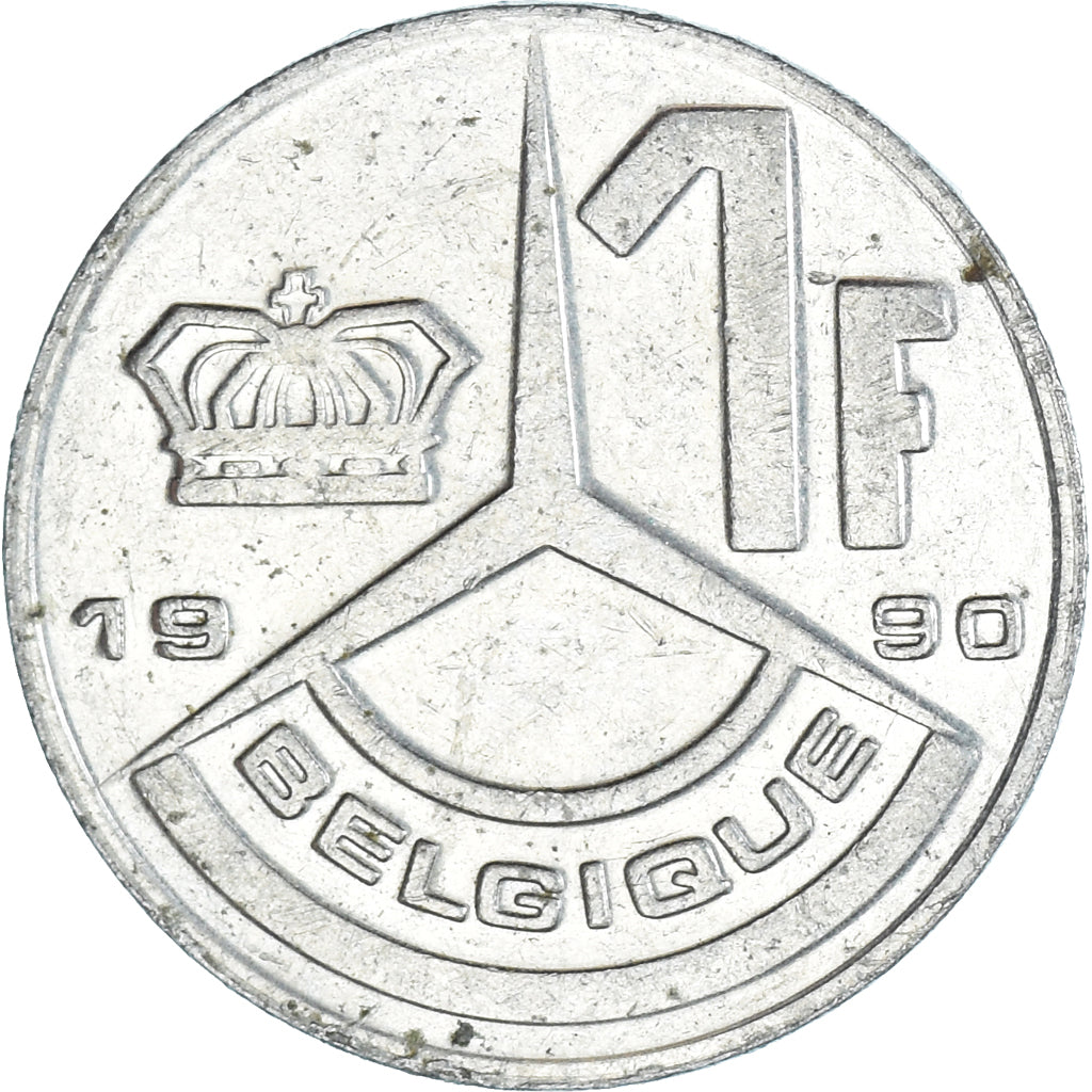 Moneta, Belgia, Franc, 1990