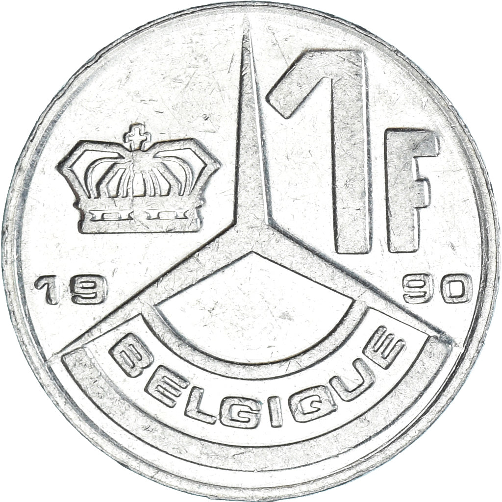 Moneta, Belgio, Franc, 1990