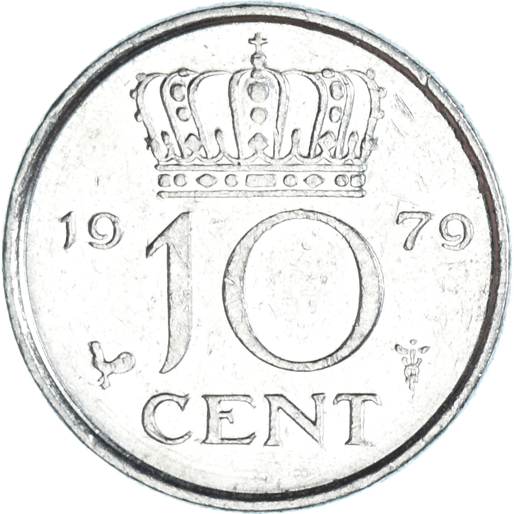 Münze, Niederlande, 10 Cents, 1979