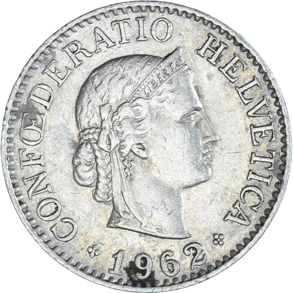 Münze, Schweiz, 10 Rappen, 1962