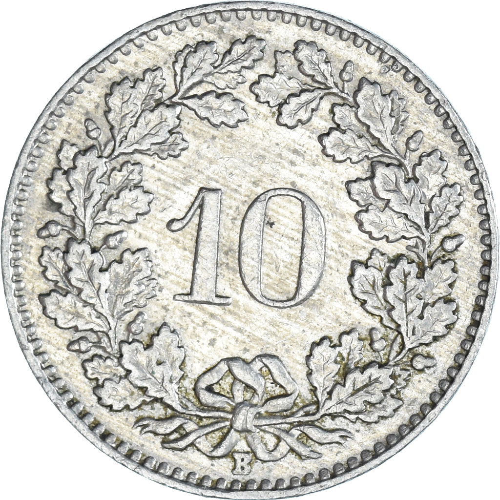 Münze, Schweiz, 10 Rappen, 1962