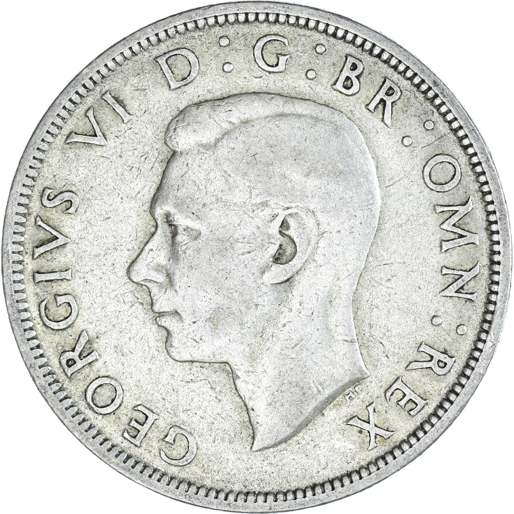 Münze, Großbritannien, 1/2 Crown, 1945