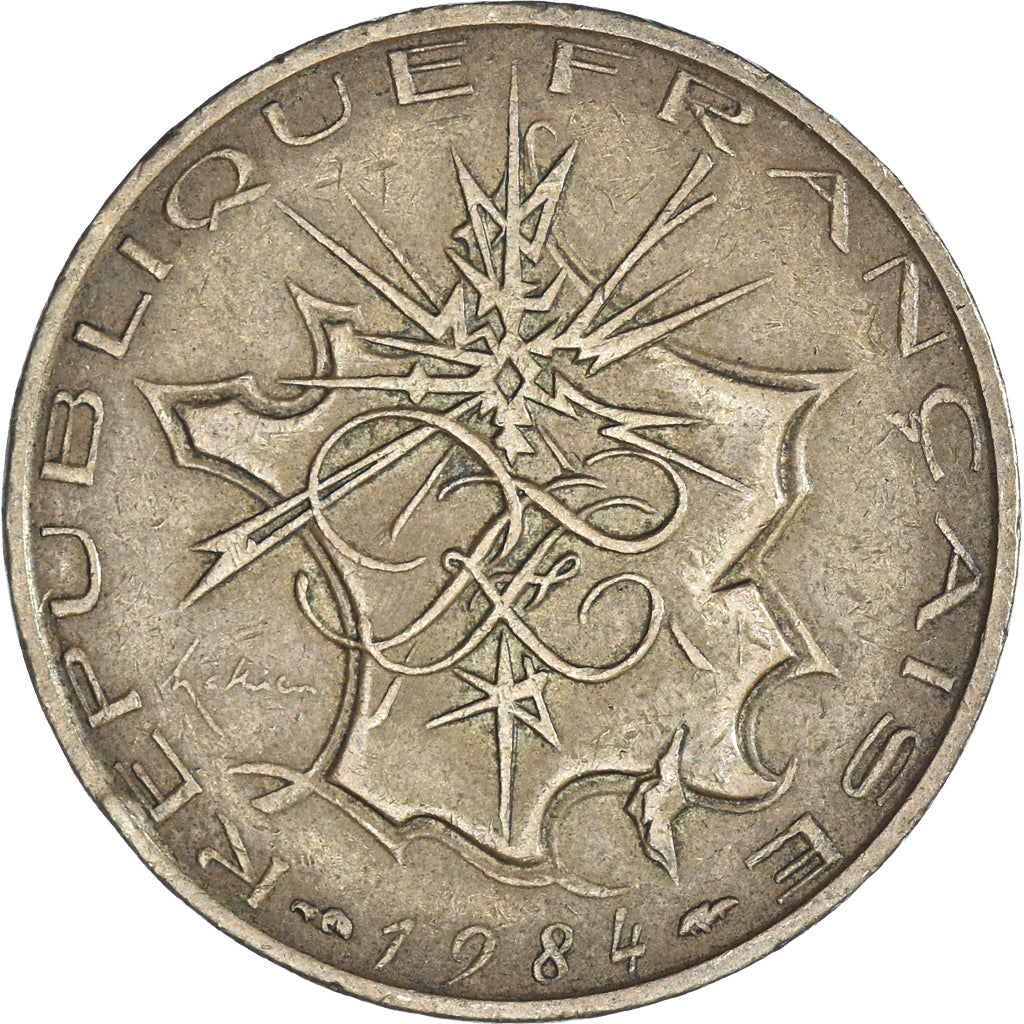 Moneda, Francia, 10 Francs, 1984