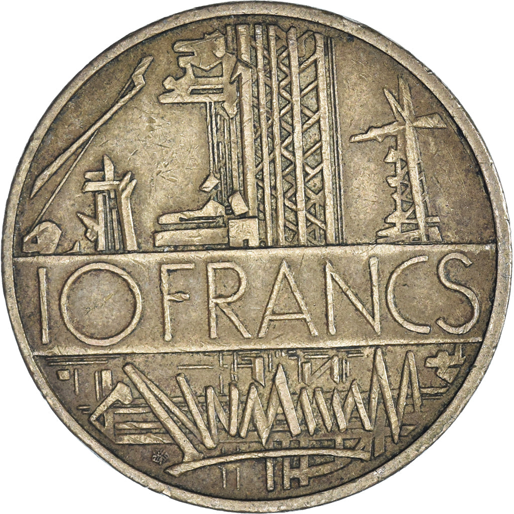 Moneda, Francia, 10 Francs, 1984