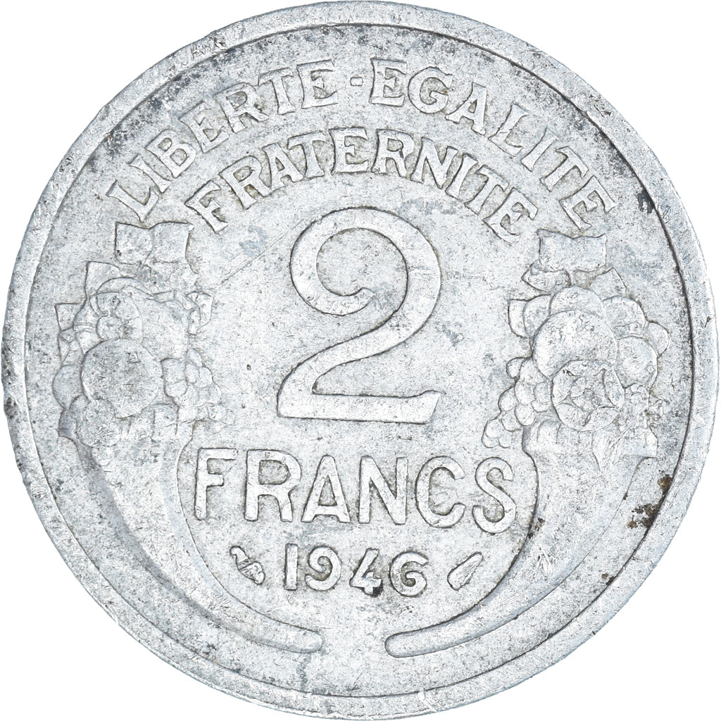 Münze, Frankreich, 2 Francs, 1946