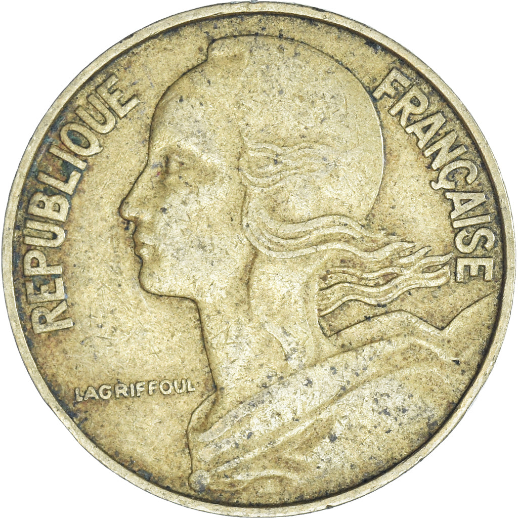 Moneda, Francia, 20 Centimes, 1970