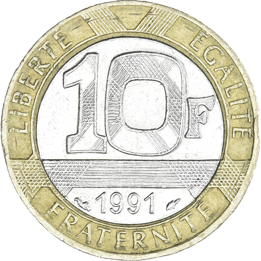 Moneta, Francia, 10 Francs, 1991