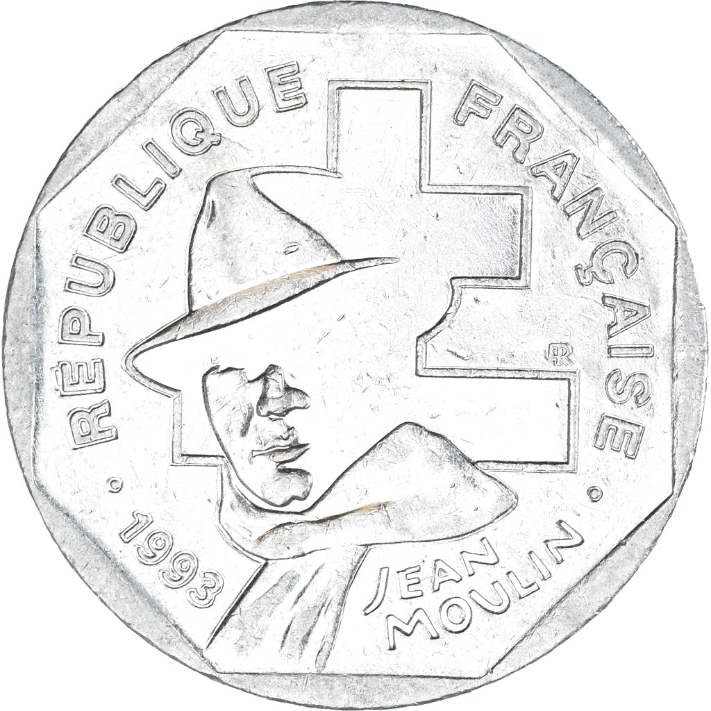 Moneta, Francja, 2 Francs, 1993