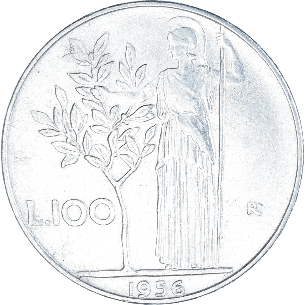 Coin, Italy, 100 Lire, 1956