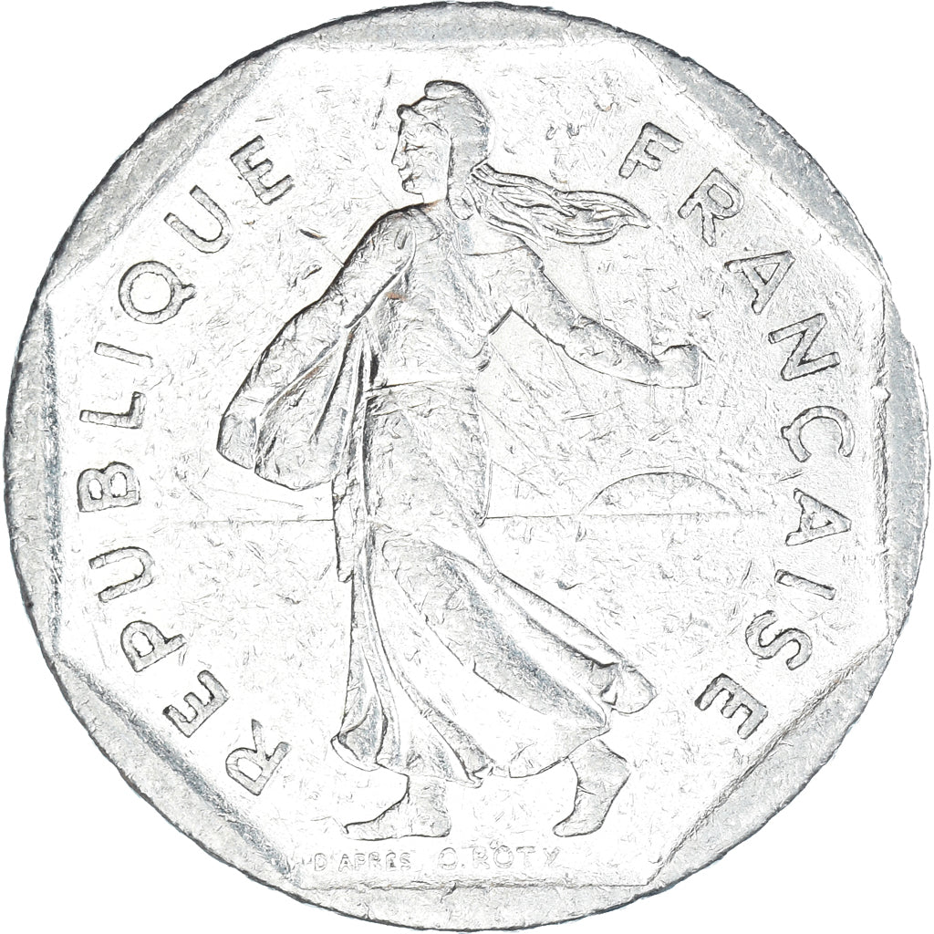 Moneda, Francia, 2 Francs, 1981