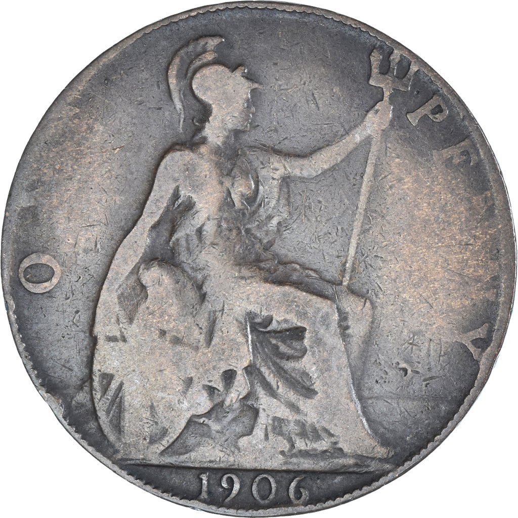 Coin, Great Britain, Penny, 1906