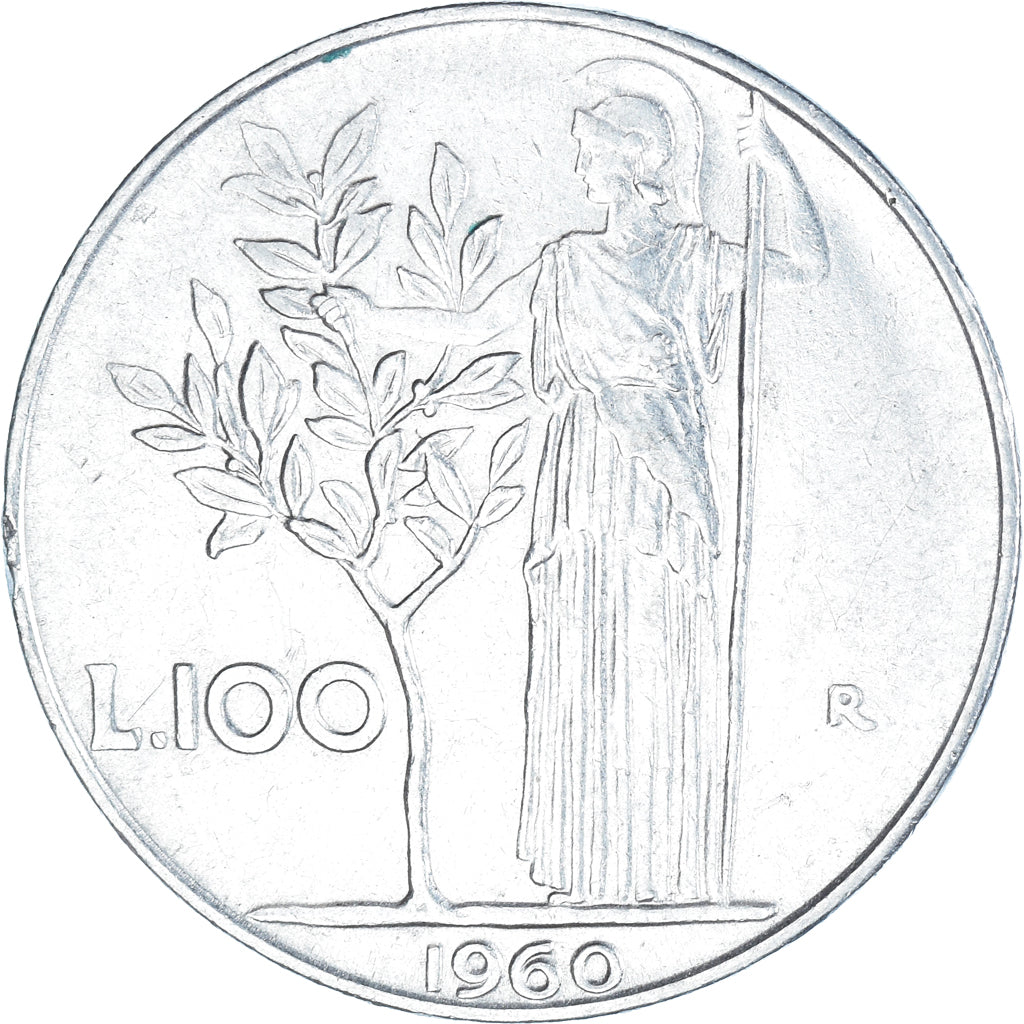 Moneta, Włochy, 100 Lire, 1960