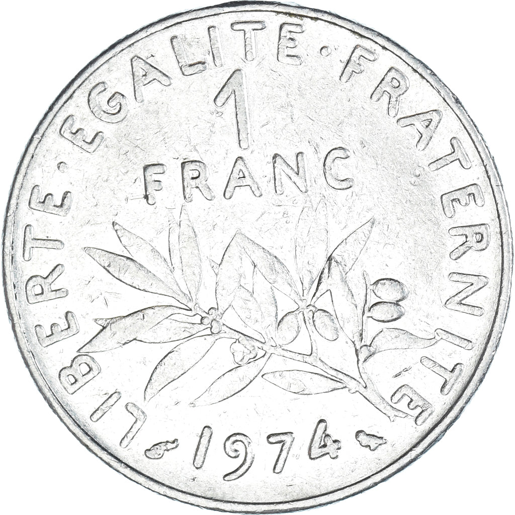 Moneta, Francja, Franc, 1974