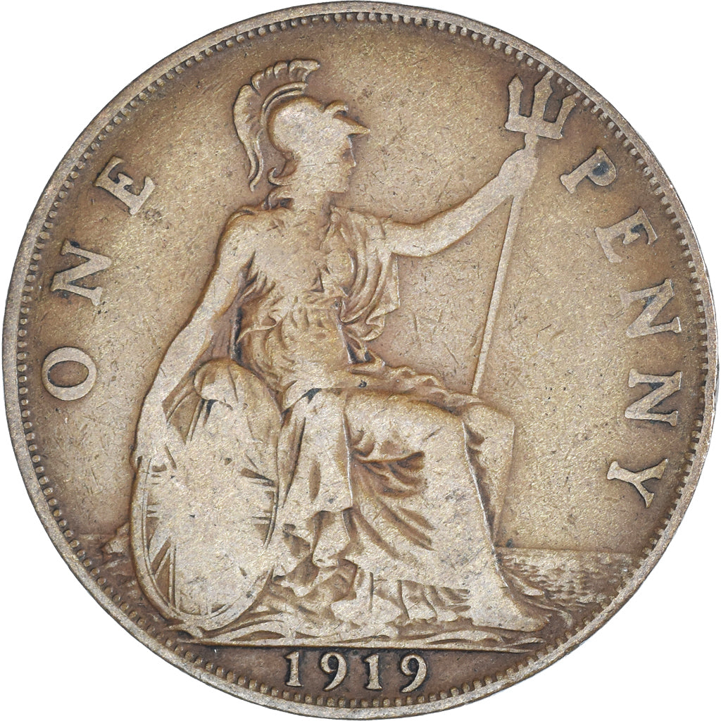 Moeda, Grã-Bretanha, Penny, 1919