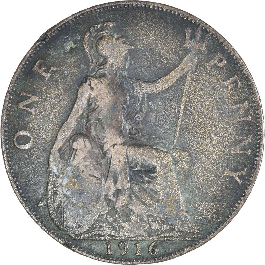 Moneta, Wielka Brytania, Penny, 1916