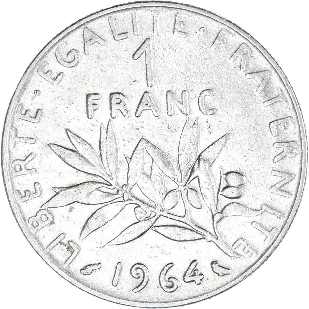 Münze, Frankreich, Franc, 1964