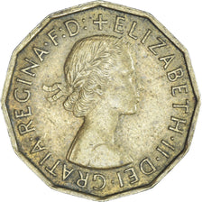 Coin, Great Britain, 3 Pence, 1959