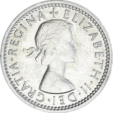 Münze, Großbritannien, 6 Pence, 1963