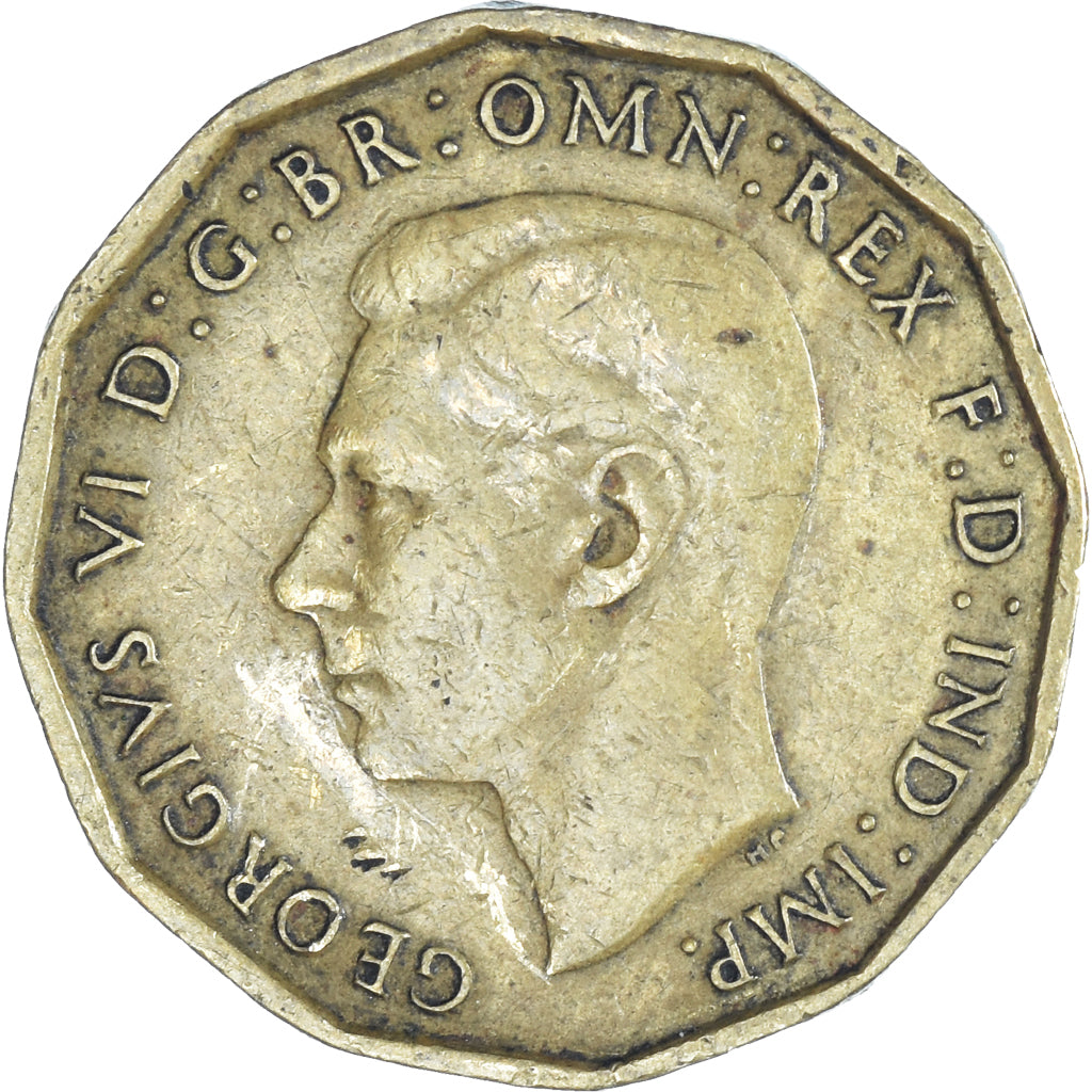 Munten, Groot Bretagne, 3 Pence, 1944