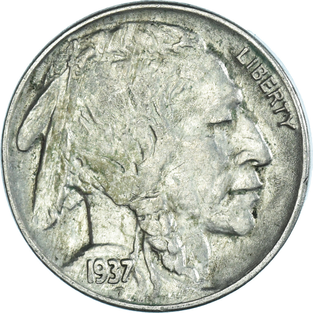 Coin, United States, 5 Cents, 1937