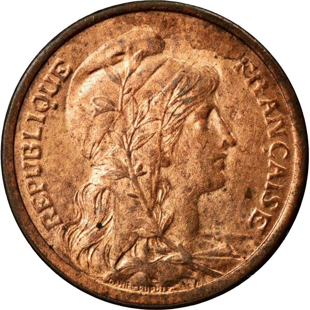 Coin, France, Dupuis, Centime, 1913, AU(55-58), Bronze, KM:840, Gadoury:90