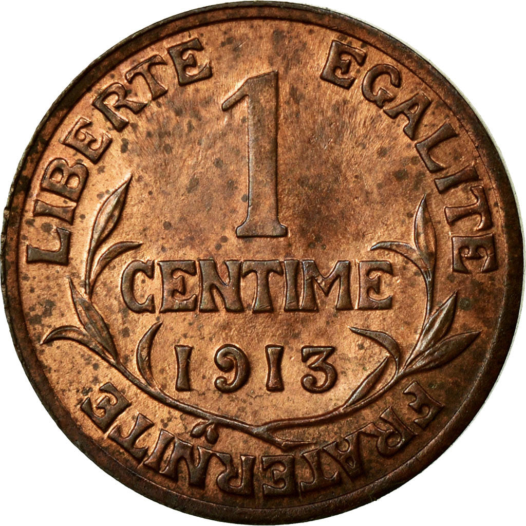Coin, France, Dupuis, Centime, 1913, AU(55-58), Bronze, KM:840, Gadoury:90