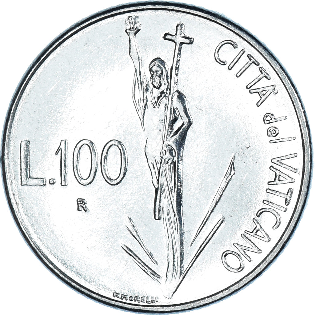 Coin, VATICAN CITY, 100 Lire, 1991