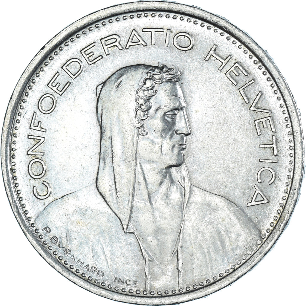 Munten, Zwitserland, 5 Francs, 1968