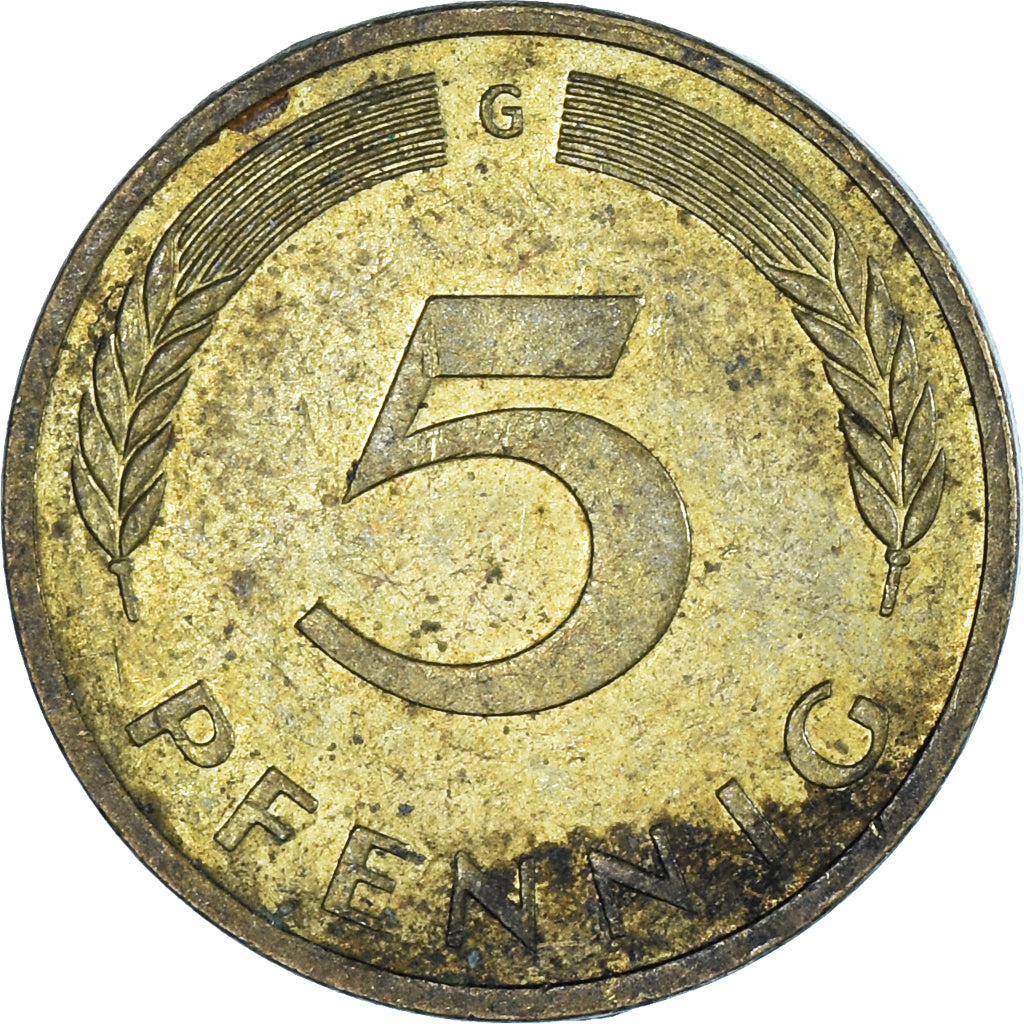 Coin, GERMANY - FEDERAL REPUBLIC, 5 Pfennig, 1995