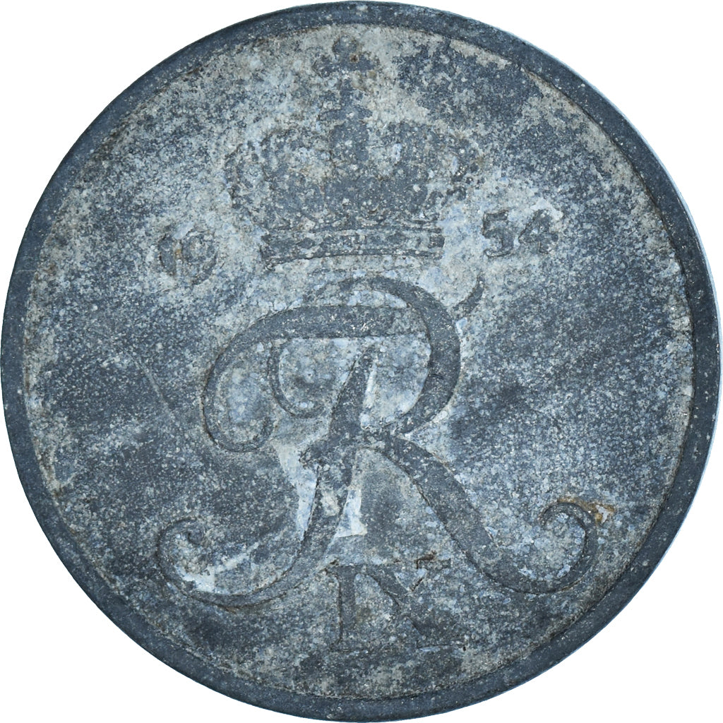 Monnaie, Danemark, 5 Öre, 1954