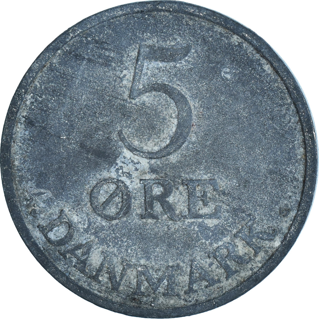 Monnaie, Danemark, 5 Öre, 1954
