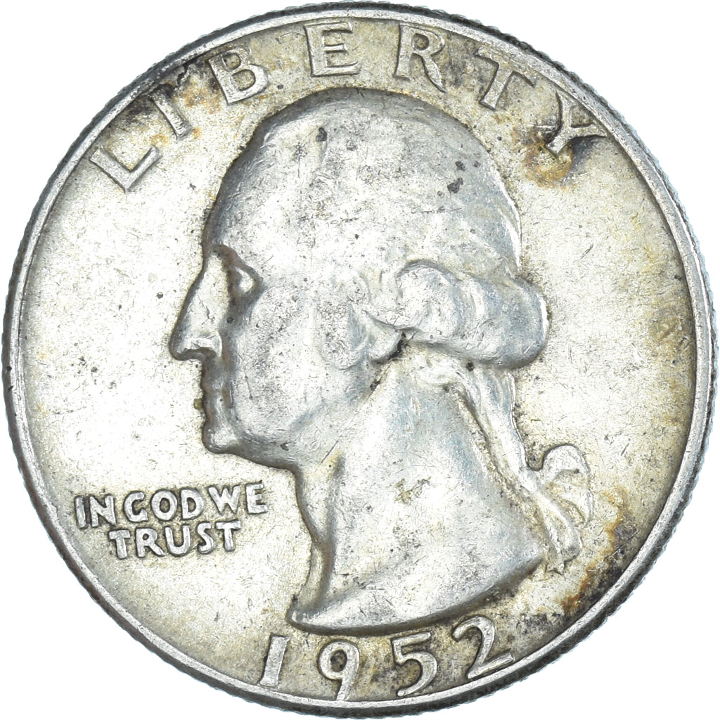 Moneda, Estados Unidos, Quarter, 1952