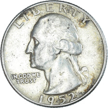 Moneda, Estados Unidos, Quarter, 1952