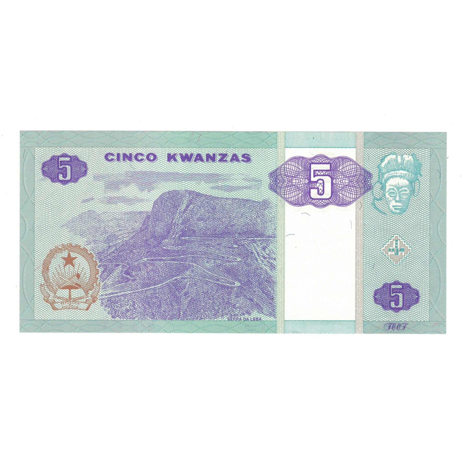 Billete, 5 Kwanzas, 2011, Angola, KM:144a, UNC