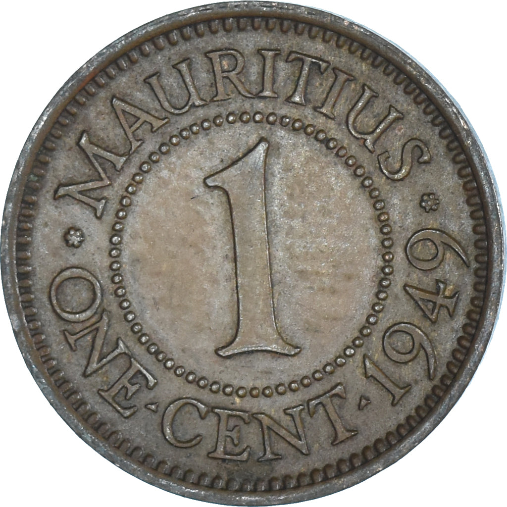 Münze, Mauritius, Cent, 1949