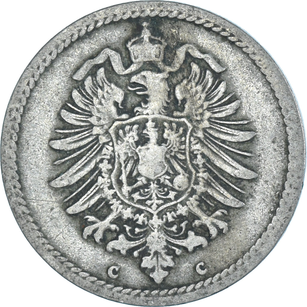 Moneda, ALEMANIA - IMPERIO, 5 Pfennig, 1874