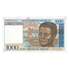 Banknote, Madagascar, 1000 Francs = 200 Ariary, Undated (1994), KM:76b