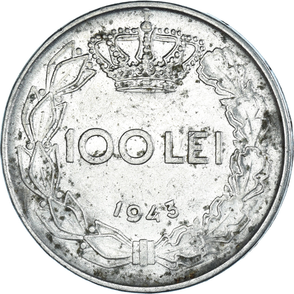 Münze, Rumänien, 100 Lei, 1943