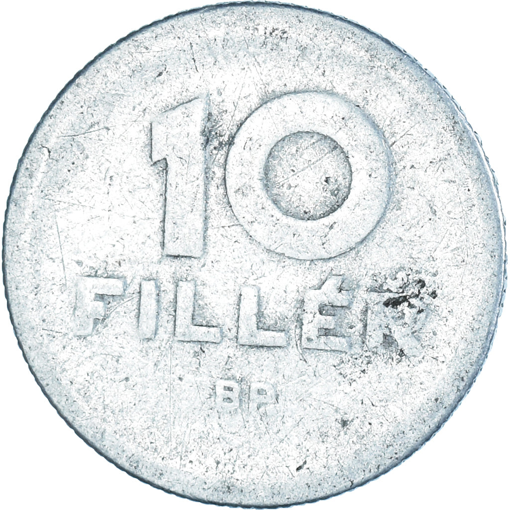 Moeda, Hungria, 10 Filler, 1951