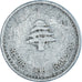 Coin, Lebanon, 5 Piastres, 1954