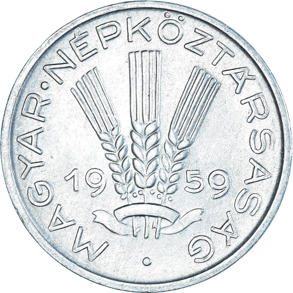 Moneda, Hungría, 20 Fillér, 1959