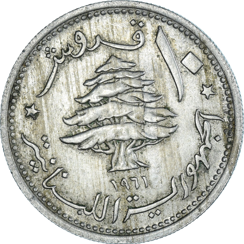 Munten, Libanon, 10 Piastres, 1961