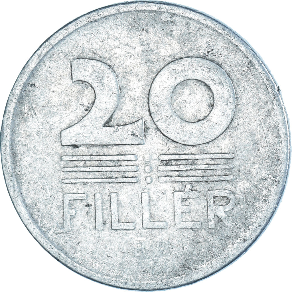 Moeda, Hungria, 20 Fillér, 1958