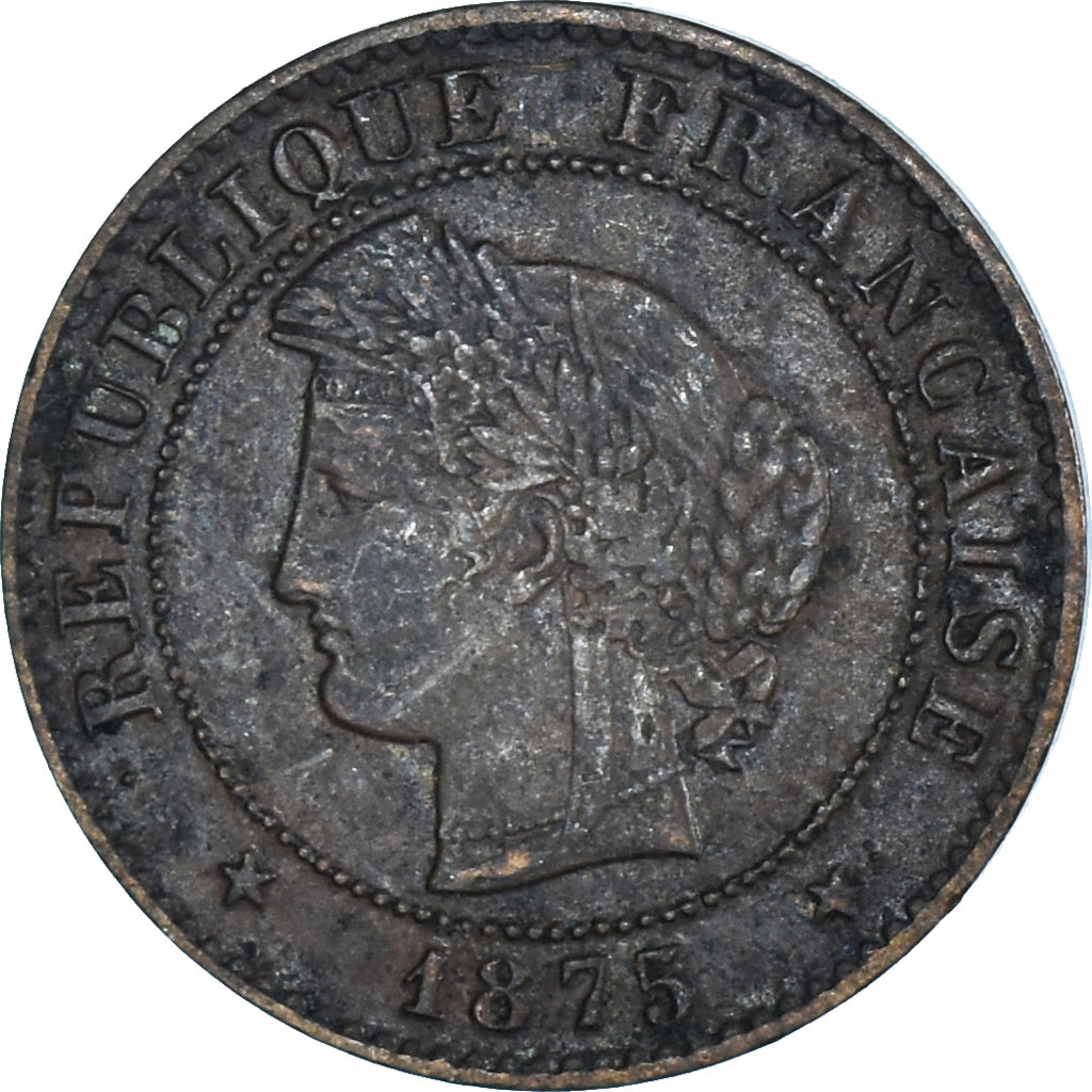 Monnaie, France, Centime, 1875