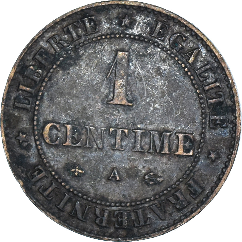 Monnaie, France, Centime, 1875