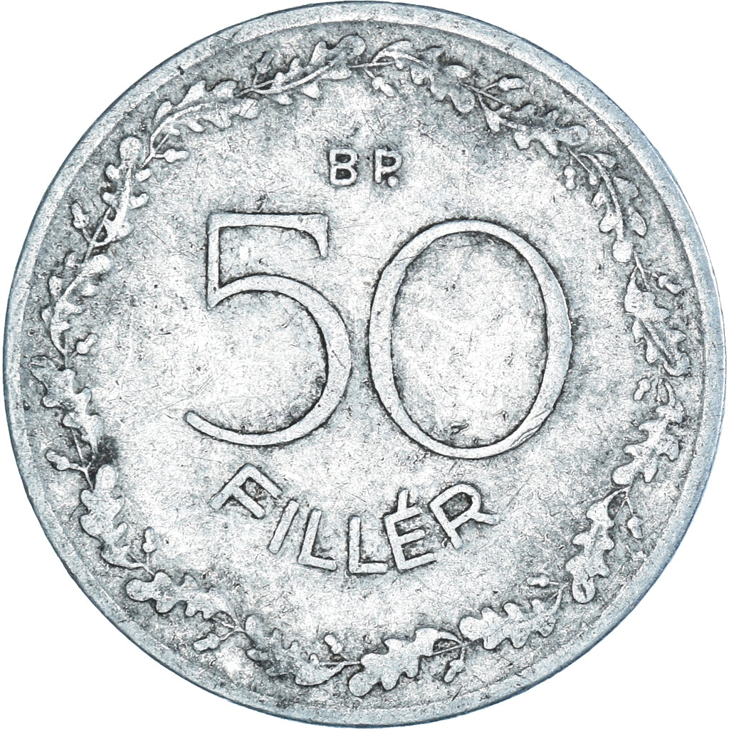 Münze, Ungarn, 50 Fillér, 1953